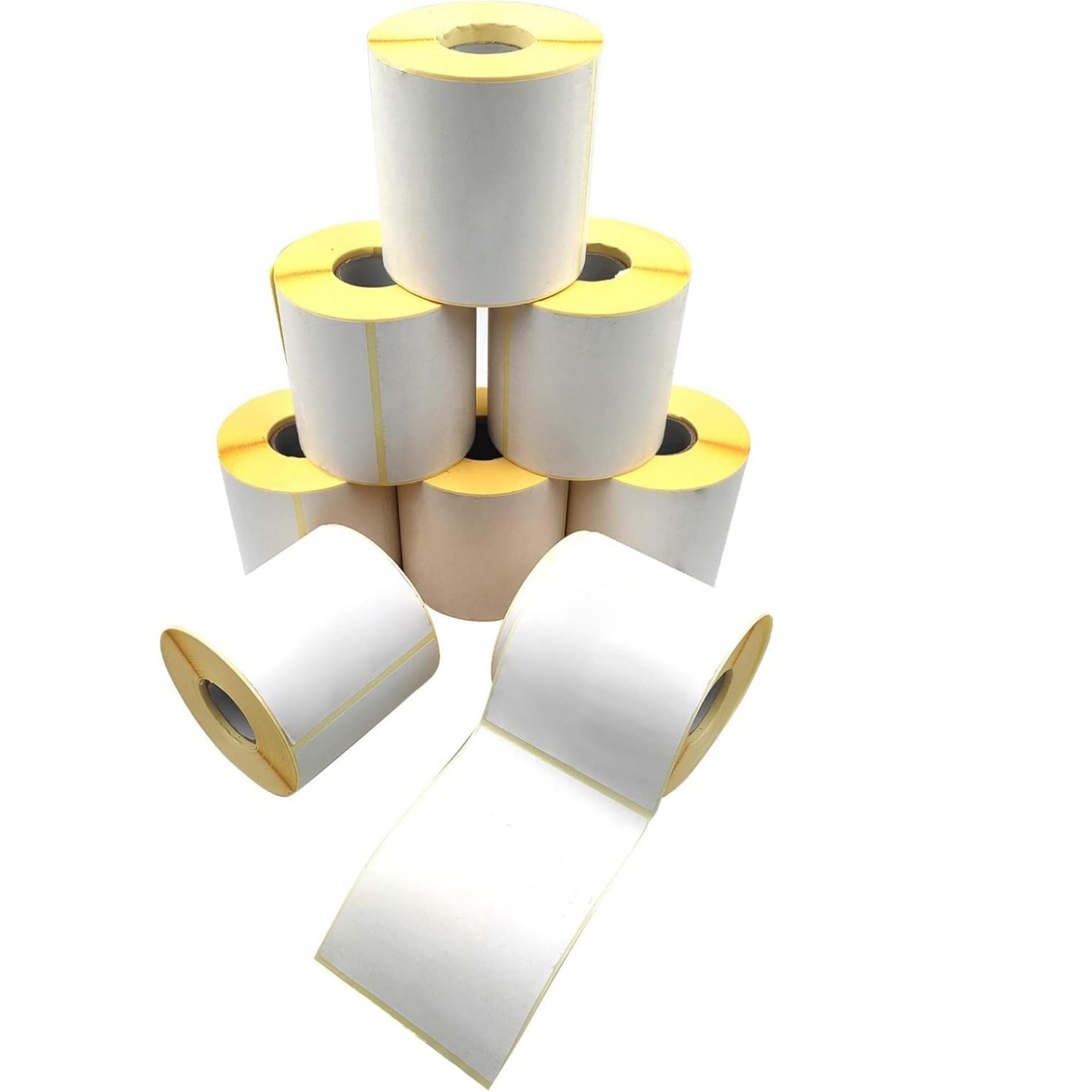 Role, Etichete Autoadezive Termice pentru Imprimante de Etichete, Etichetare Rapida si Precisa, 1000 Etichete pe Rola, 100 x 150 mm, Alb