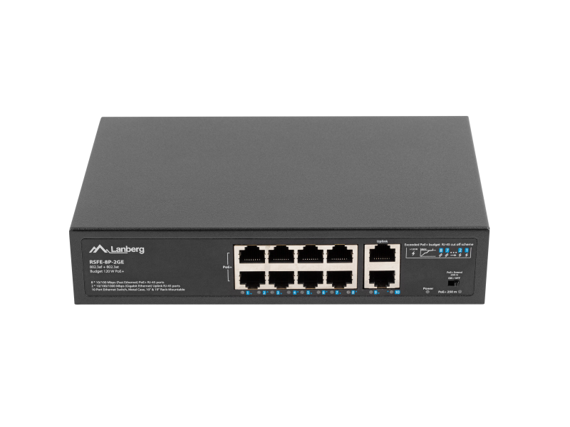 Switch Lanberg Gigabit Ethernet, 120W 