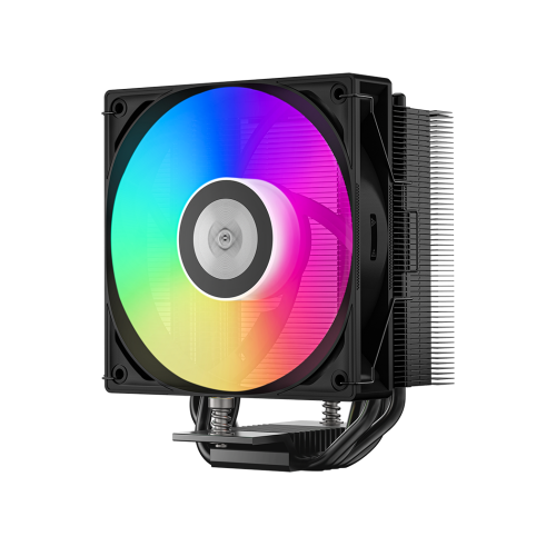 COOLER PCCooler "RT400 ARGB BK" skt. Intel si AMD, racire cu aer, vent. 120mm, 500 - 2200 rpm, 4 heatpipes, inaltime 152mm, iluminare ARGB,"RT400 ARGB BK"