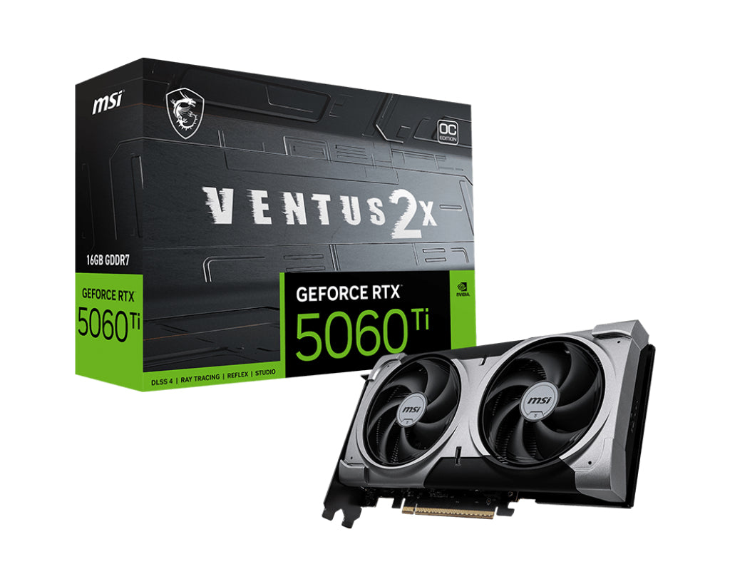 MSI GeForce RTX 5060 Ti 16GB VENTUS 2X OC PLUS 