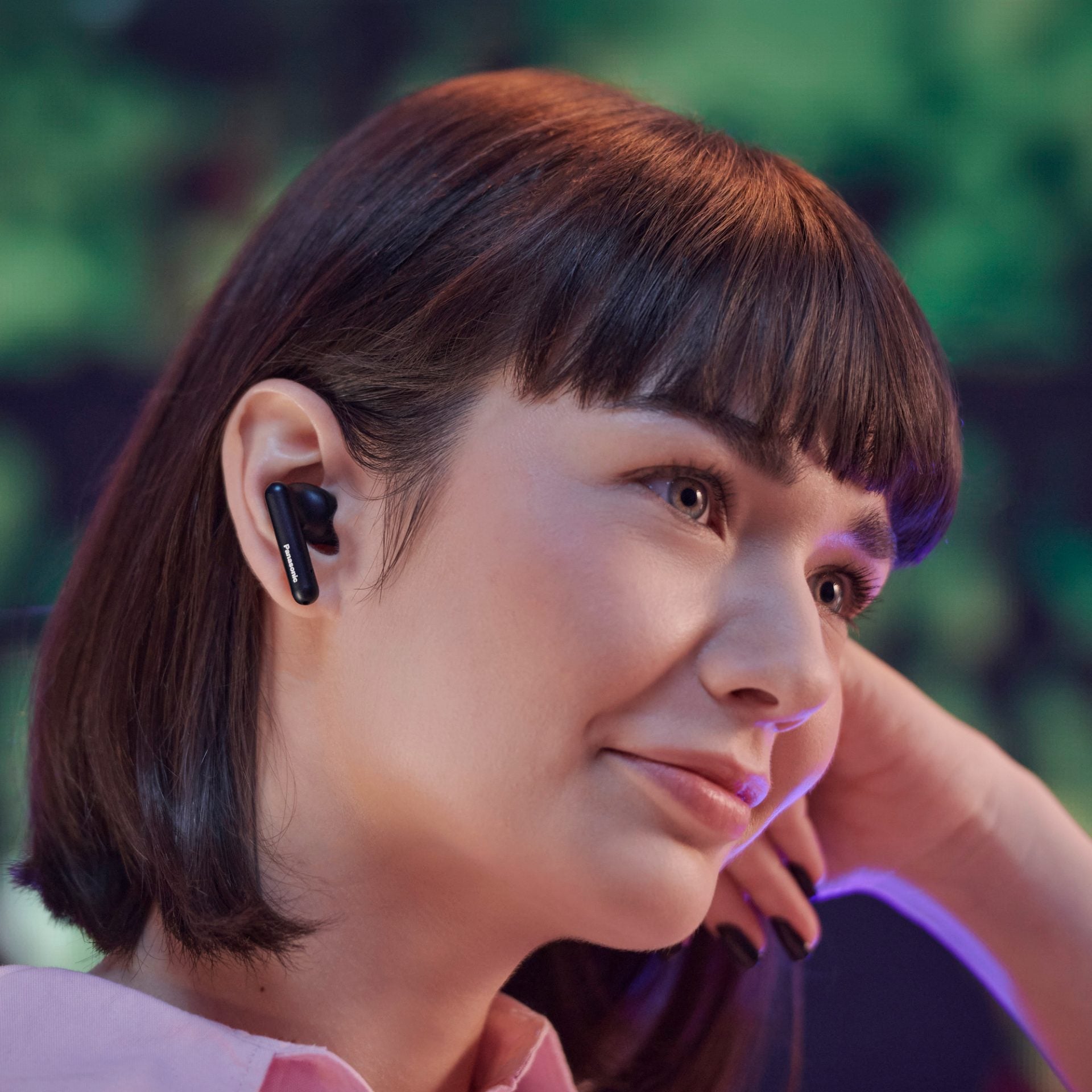 Casti, Panasonic, In-Ear True Wireless, IPX4, Bluetooth 5.3, Autonomie 26 ore, Driver 10 mm, Negru, RZ-B110WDE-K "RZ-B110WDE-K" (timbru verde 0.8 lei)