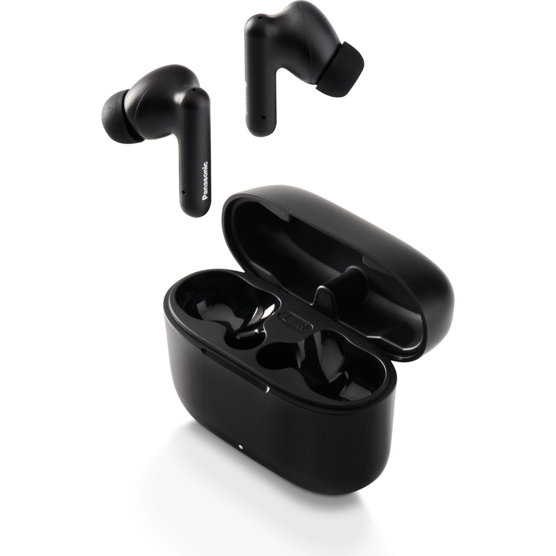 Casti, Panasonic, In-Ear True Wireless, IPX4, Bluetooth 5.3, Autonomie 26 ore, Driver 10 mm, Negru, RZ-B110WDE-K "RZ-B110WDE-K" (timbru verde 0.8 lei)