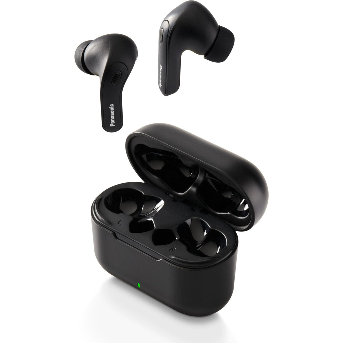 Casti, Panasonic, In-Ear True Wireless, Hybrid Noise Cancelling, IPX4, Bluetooth 5.3, Autonomie 16 ore, Driver 10 mm, Negru, RZ-B310WDE-K 