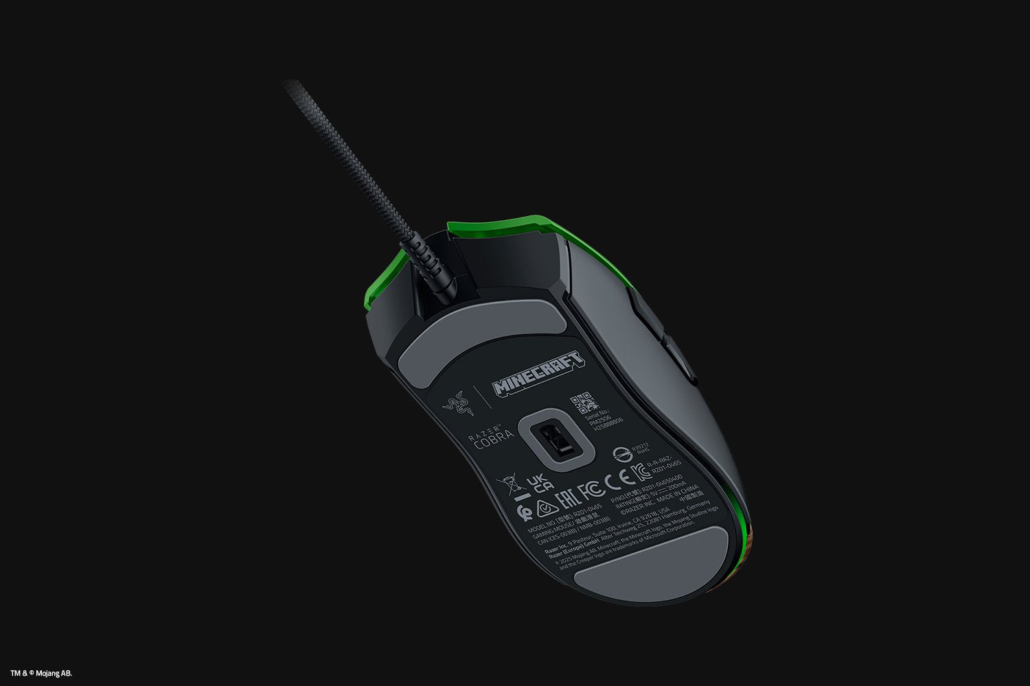 Mouse Razer Cobra - Minecraft Ed. "RZ01-04650200-R3M1"