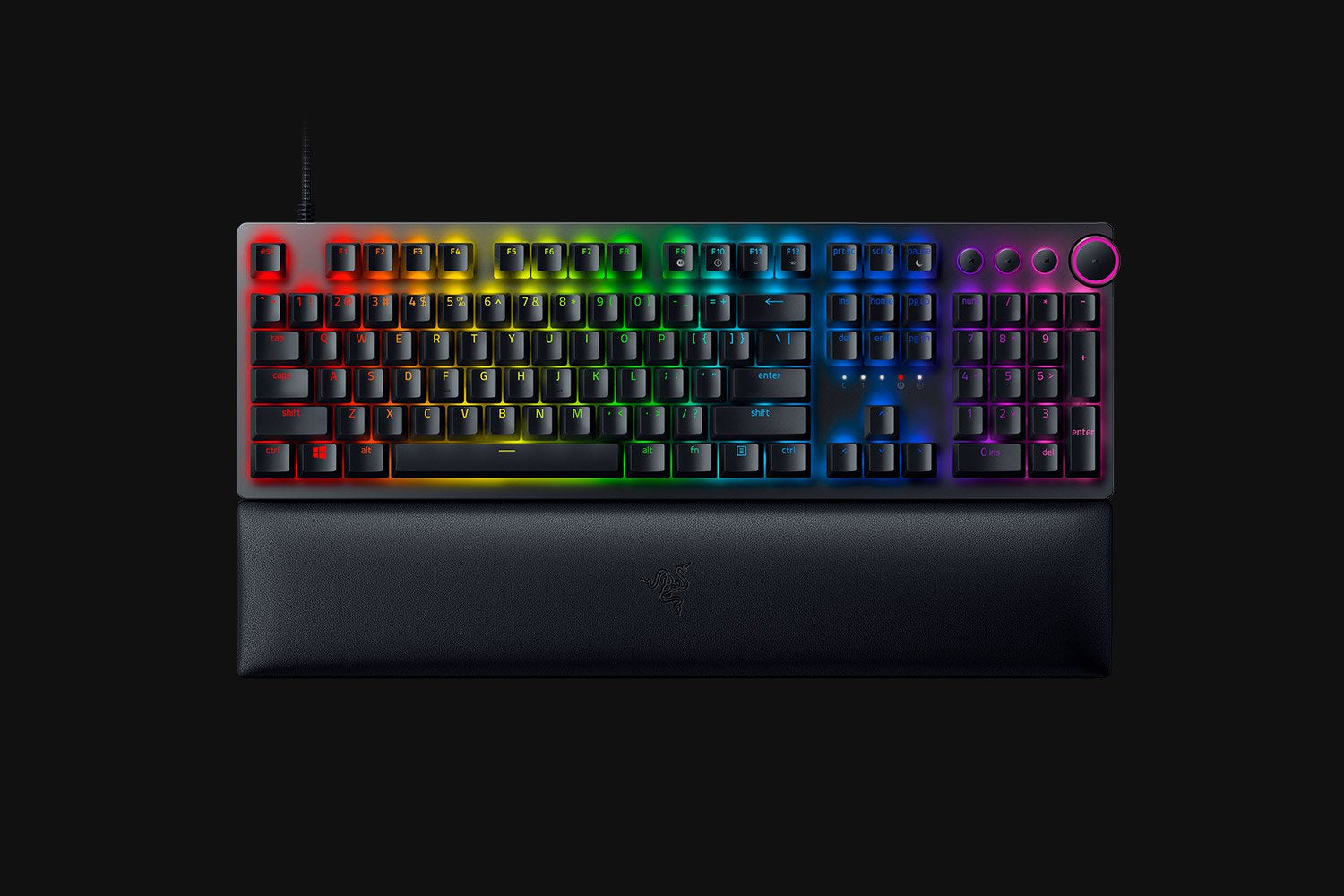 Tastatura Huntsman V2 Gaming Purple Switch - DE Layout Black "RZ03-03931000-R3G1"