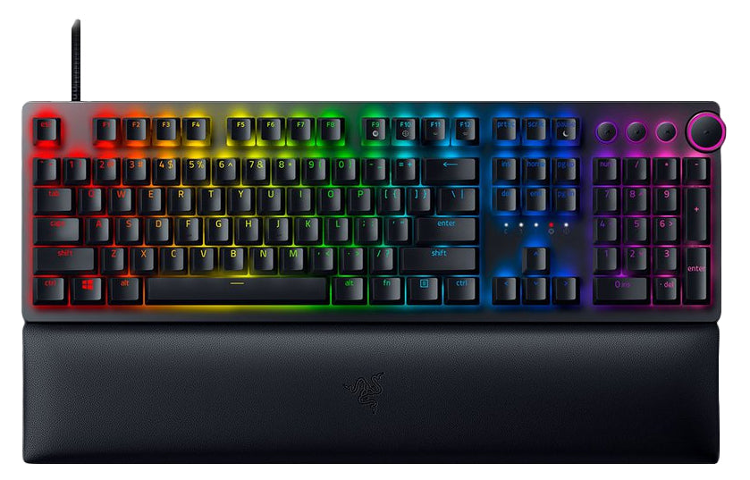 Tastatura Huntsman V2 Gaming Purple Switch - DE Layout Black "RZ03-03931000-R3G1"