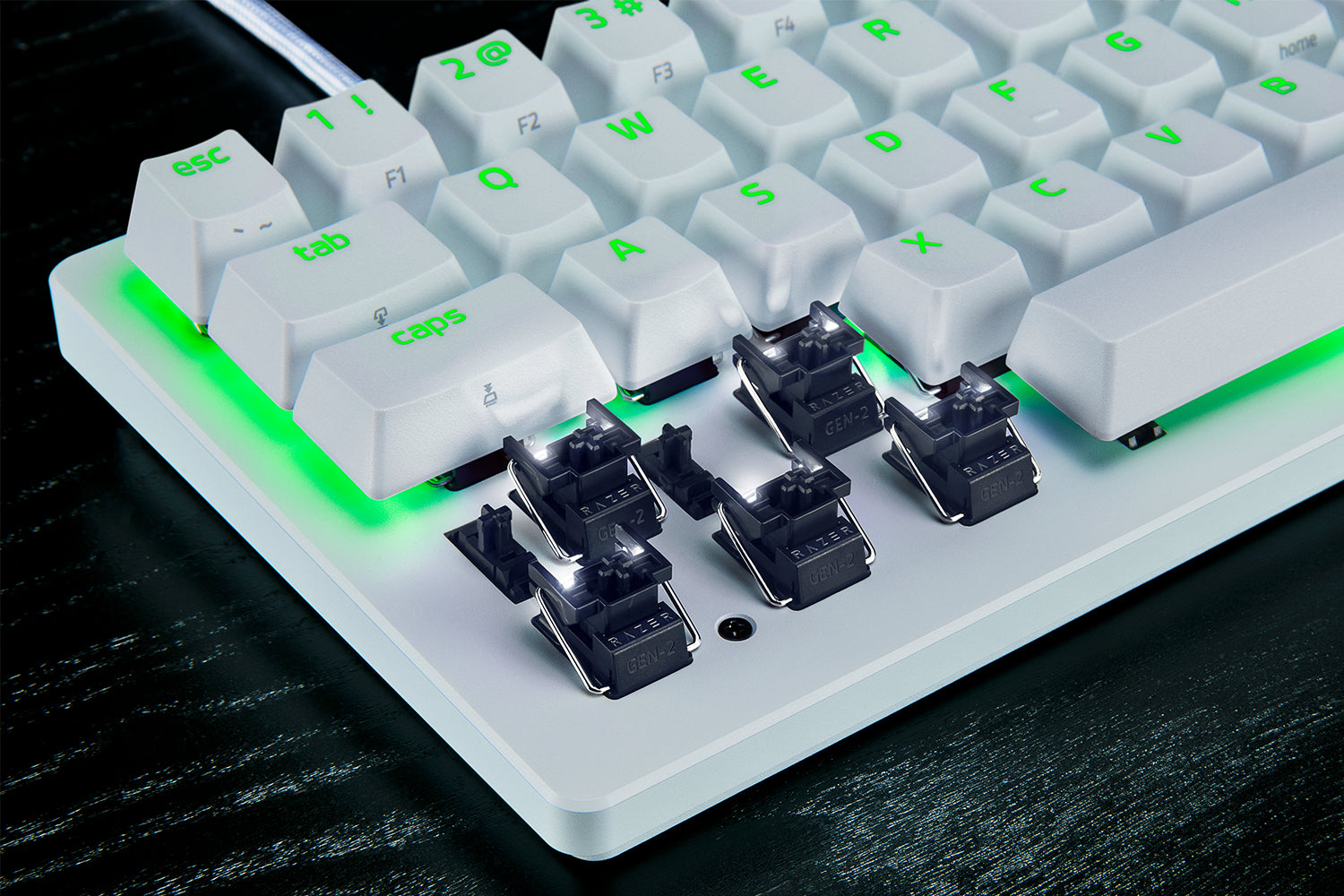 Razer Huntsman V3 Pro TKL, alb "RZ03-04981700-R3M1"