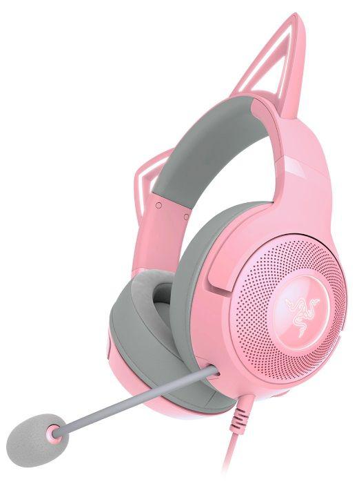 CASTI Razer - gaming Kraken Kitty V2 - Quartz Ed 