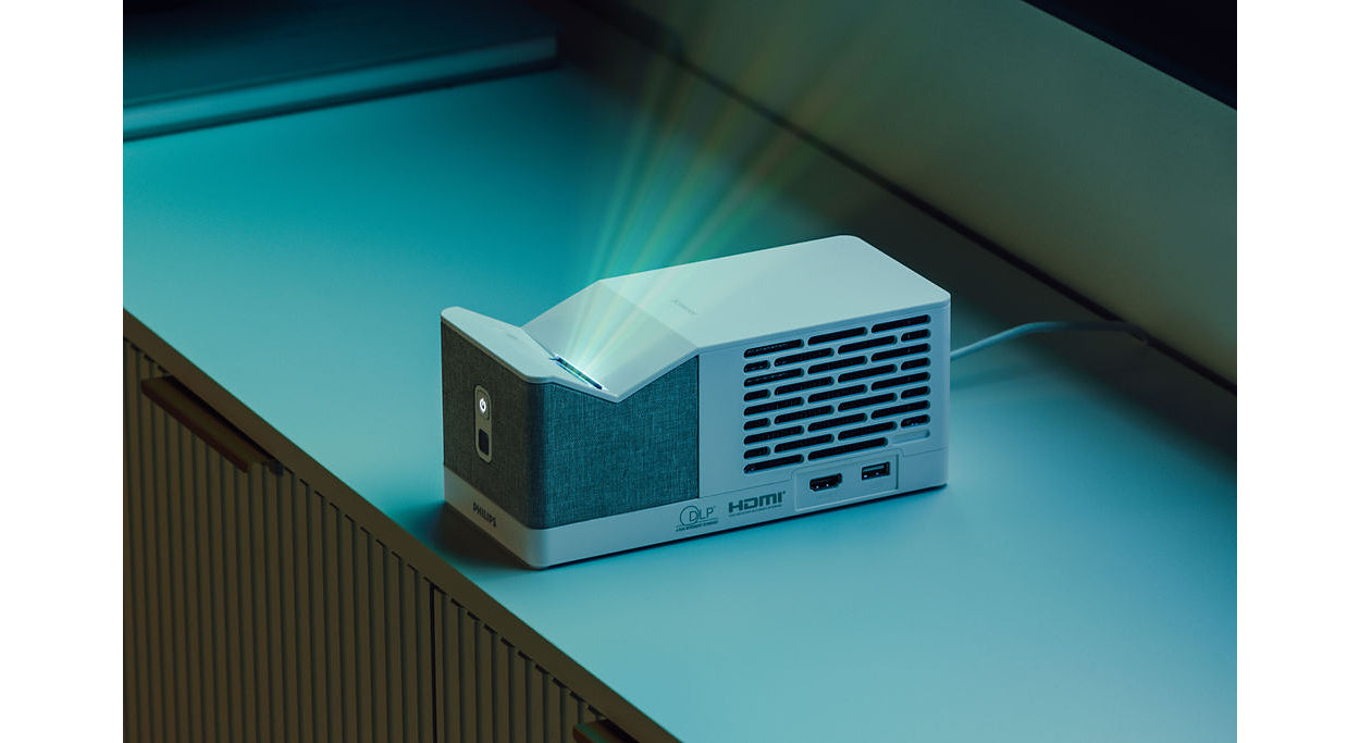 Screeneo Philips UL5 Smart 550, 1080pWi-Fi 2.4GHz + 5GHz, Bluetooth 4.2, Alb "S-UL5"