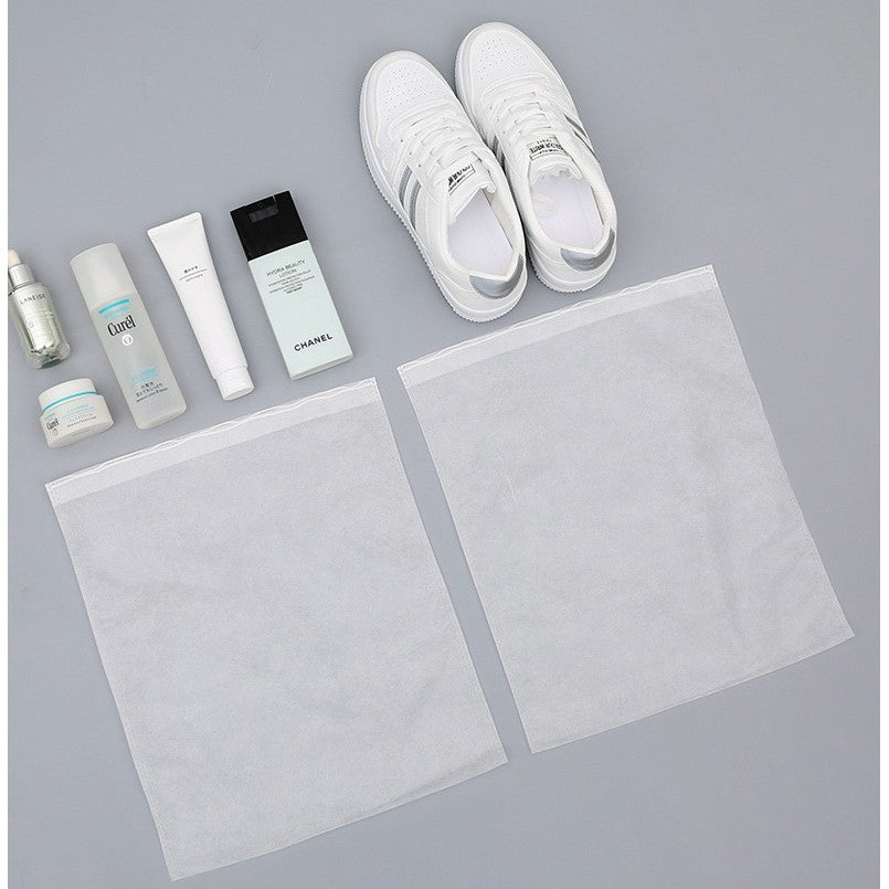 Set 50 de Saci de Depozitare Incaltaminte, Flippy, de Protectie, pentru Voiaj, Netesut, Rezistenti la Praf, Protectie Solara, Anti-Ingalbenire, 38x32 cm, Marime Medie, Transparent