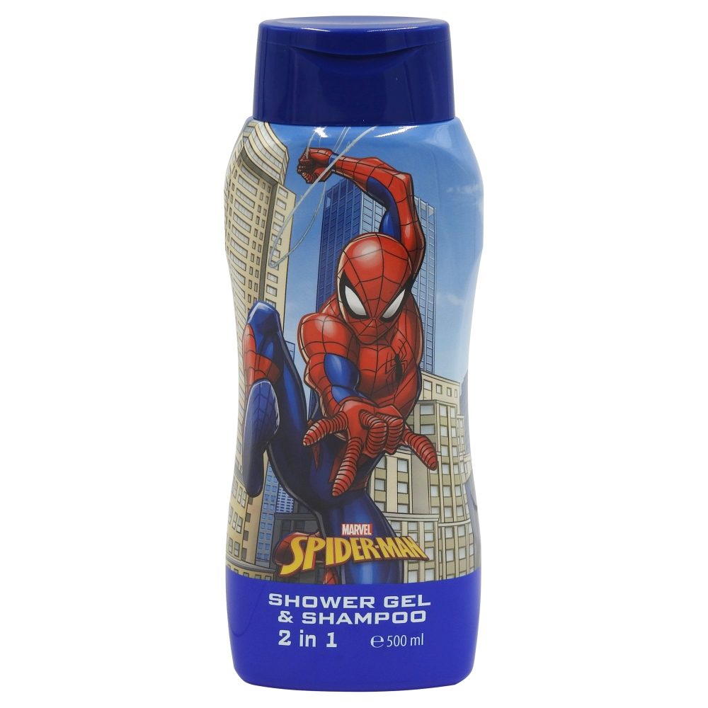 Sampon si Gel de Dus pentru Copii, Spiderman, 500 ml Kids
