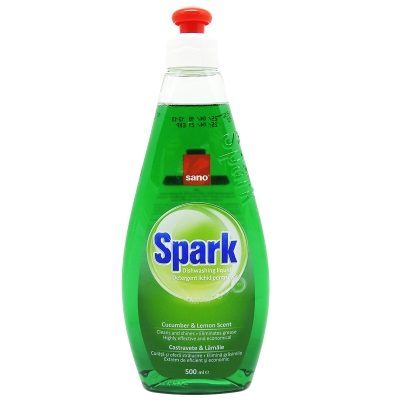 Sano Detergent Vase 500 ml Spark Castravete Lemon
