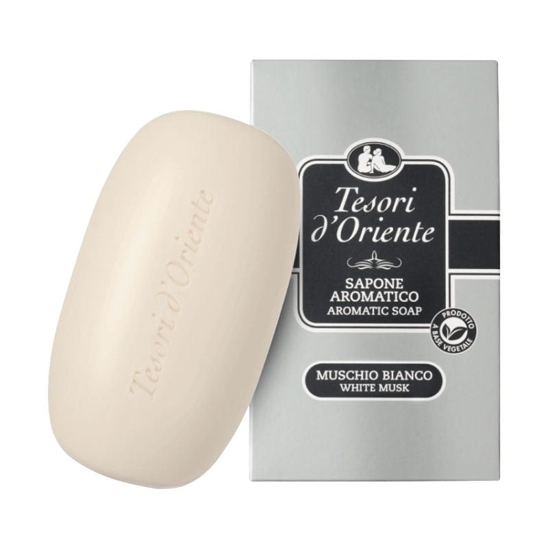 Sapun Solid, Tesori d'Oriente Muschio Bianco, 125 g, Parfum Rafinat de Mosc