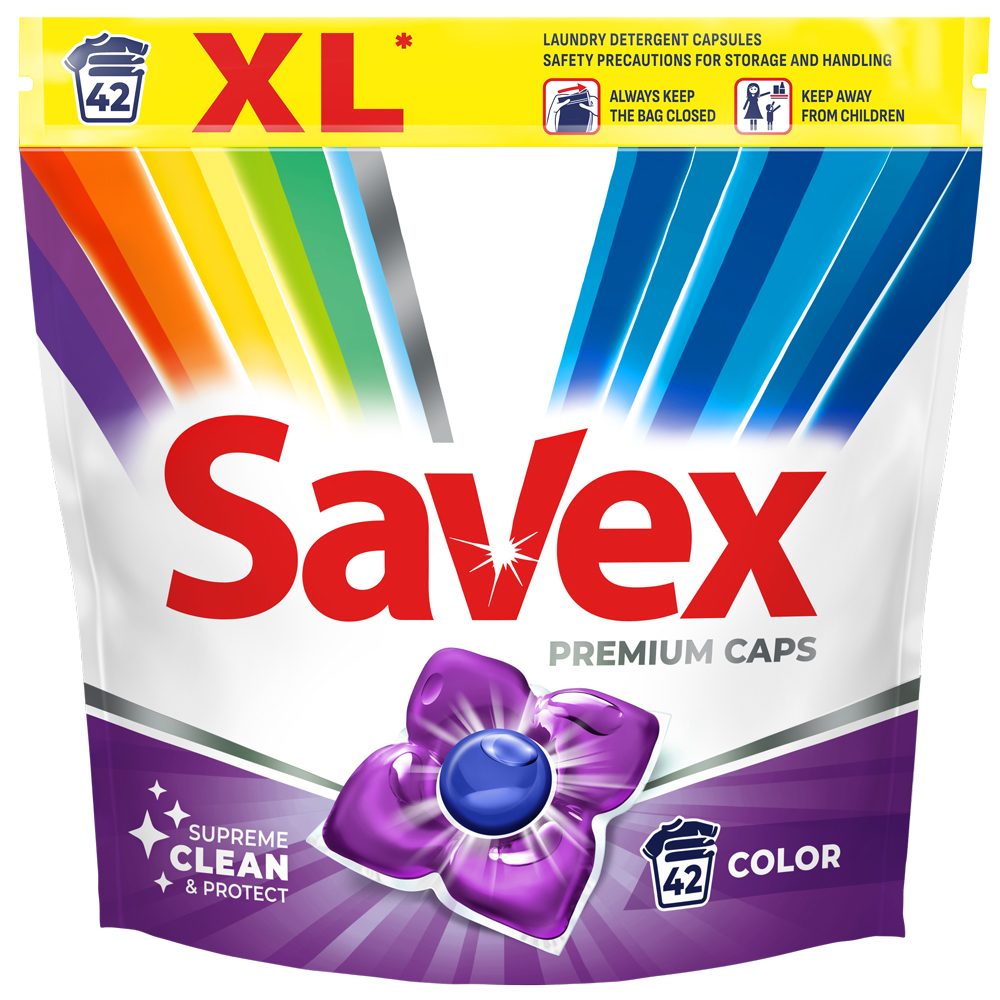 Savex Detergent Capsule 42 buc Color