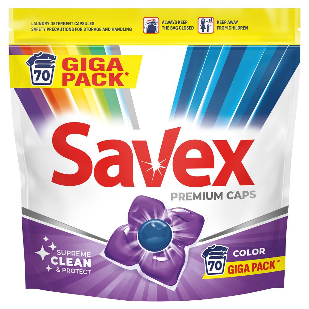 Savex Detergent Capsule 70 buc Color
