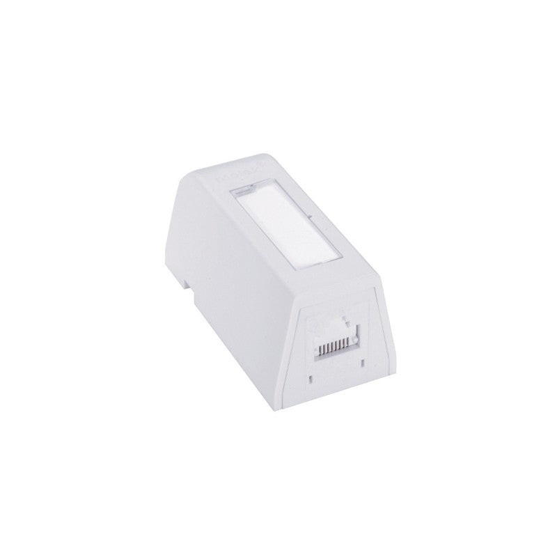 Priza aplicata Synergy Wallplate DG+ 1xRJ45 568A/B UTP PowerCat 6, White - Molex 