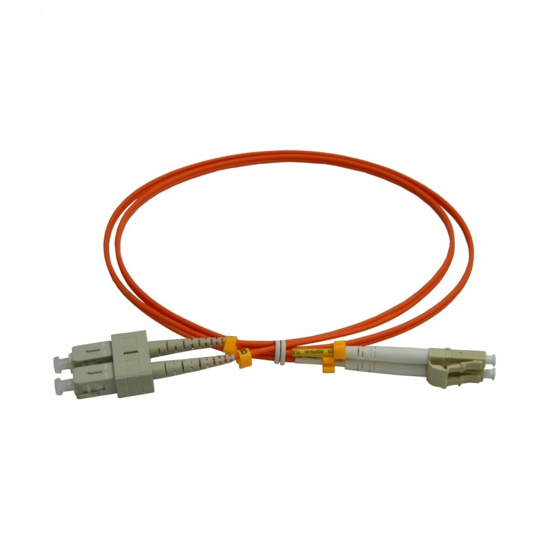 Patchcord FO SC/PC-LC/PC, MM OM2 50/125, manta LSZH 2.0mm, duplex 10m, "SC-LC-MM2/DX-10"