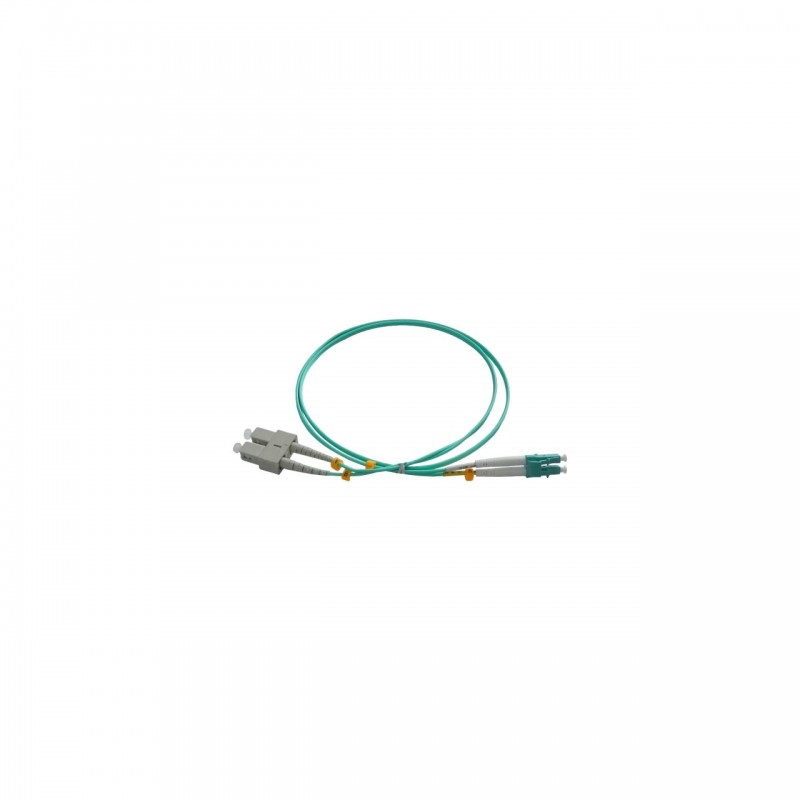 Patchcord FO SC/PC-LC/PC, MM OM3 50/125, manta LSZH 2.0mm, duplex 10m, "SC-LC-MM3/DX-10"