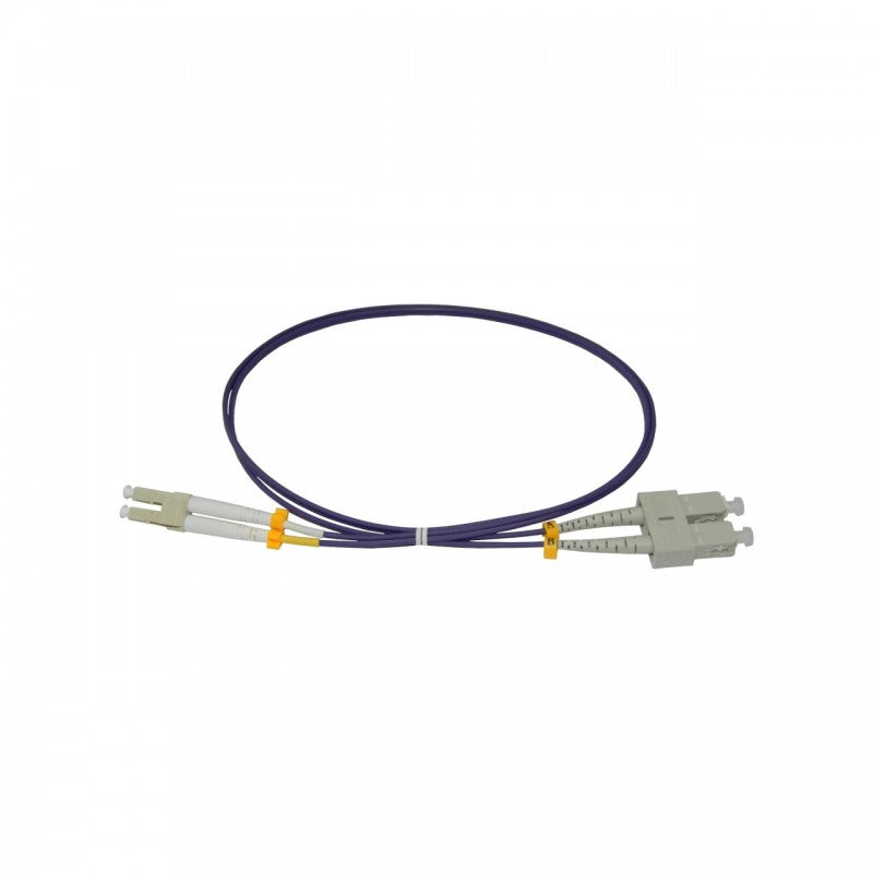 Patchcord FO SC/PC-LC/PC, MM OM4 50/125, manta LSZH 2.0mm, duplex 15m, "SC-LC-MM4/DX-15"