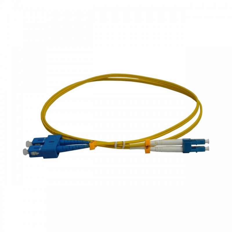 Patchcord FO SC/PC-LC/PC, SM OS2 9/125, manta LSZH 2.0mm, duplex 5m, "SC-LC-SM/DX-5"