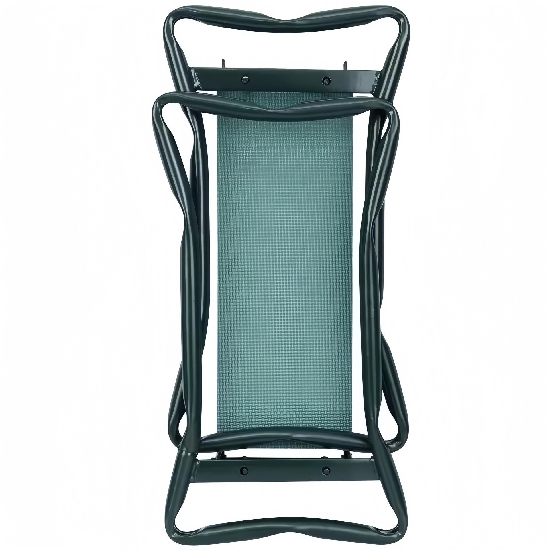 Scaun Multifunctional pentru Gradinarit, Flippy, Inaltime Reglabila, Geanta Laterala pentru unelte, 60 x 49 x 27 cm, Pliabil, Verde