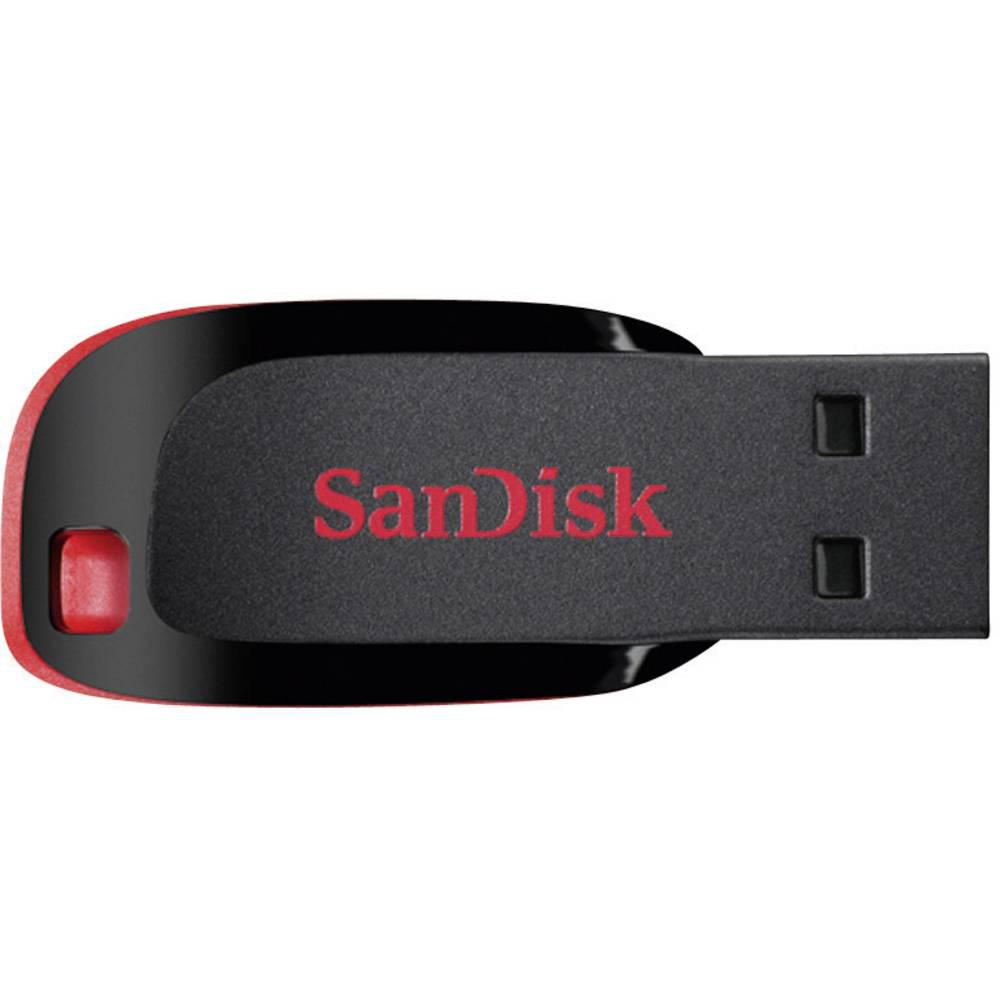 MEMORIE USB 2.0 SANDISK 128 GB, clasica, carcasa plastic, negru, "SDCZ50-128G-B35"