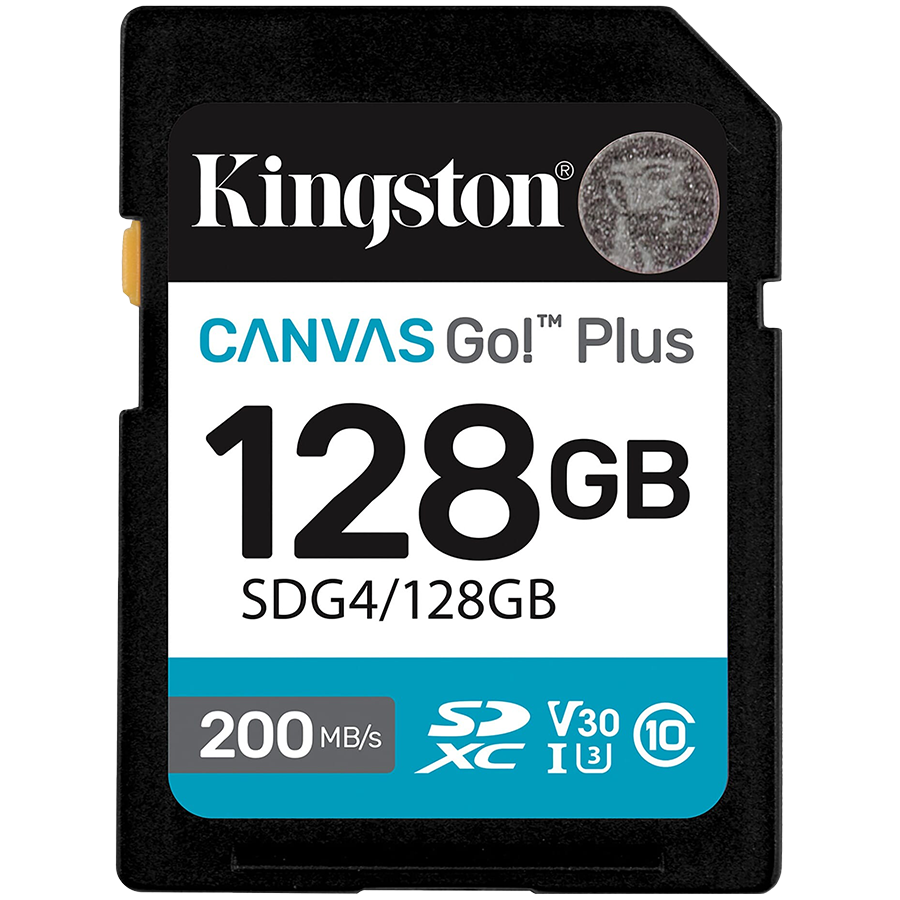 SD CARD KS 128GB CL10 UHS-I CANV GO PLUS "SDG4/128GB"