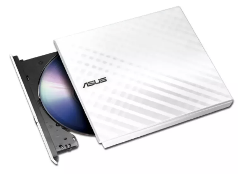 Asus Unitate Optica Externa SDRW-08D2S-U LITE, USB2.0, Alb, 90-DQ0436-UA221KZ "SDRW-08D2S-U LITE/WHT/G/AS"