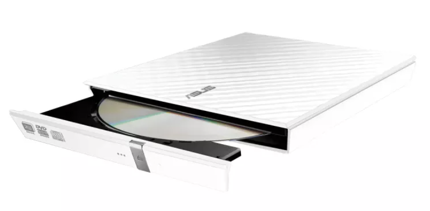 Asus Unitate Optica Externa SDRW-08D2S-U LITE, USB2.0, Alb, 90-DQ0436-UA221KZ "SDRW-08D2S-U LITE/WHT/G/AS"