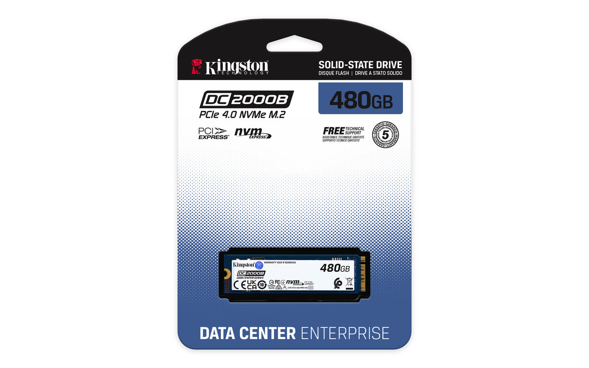 SSD KINGSTON 480GB DC2000B PCIe 4.0 M.2 2280 Enterprise SSD, 