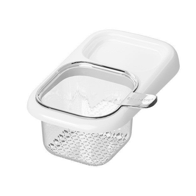 Cos de Scurgere pentru Chiuveta, din ABS, cu Maner si Ventuza, Multifunctional, 22 x 13 x 8.5 cm, Alb