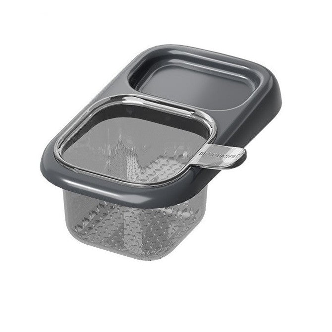 Cos de Scurgere pentru Chiuveta, din ABS, cu Maner si Ventuza, Multifunctional, 22 x 13 x 8.5 cm, Gri