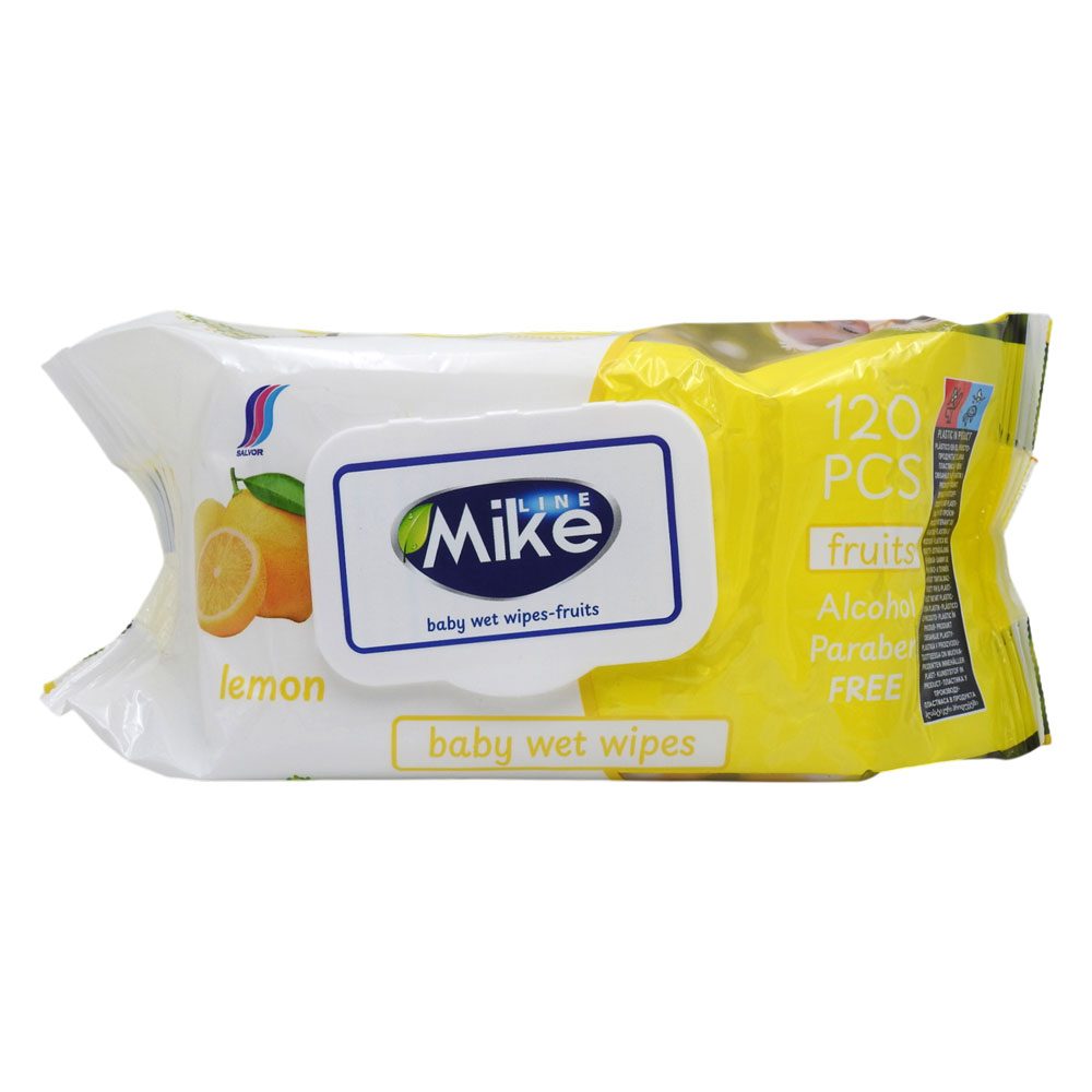 Servetele Umede, Mike Line, 120 buc Fresh Lemon