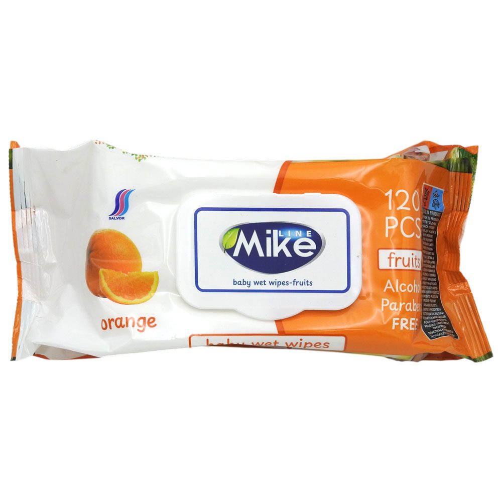 Servetele Umede, Mike Line, 120 buc Fresh Orange