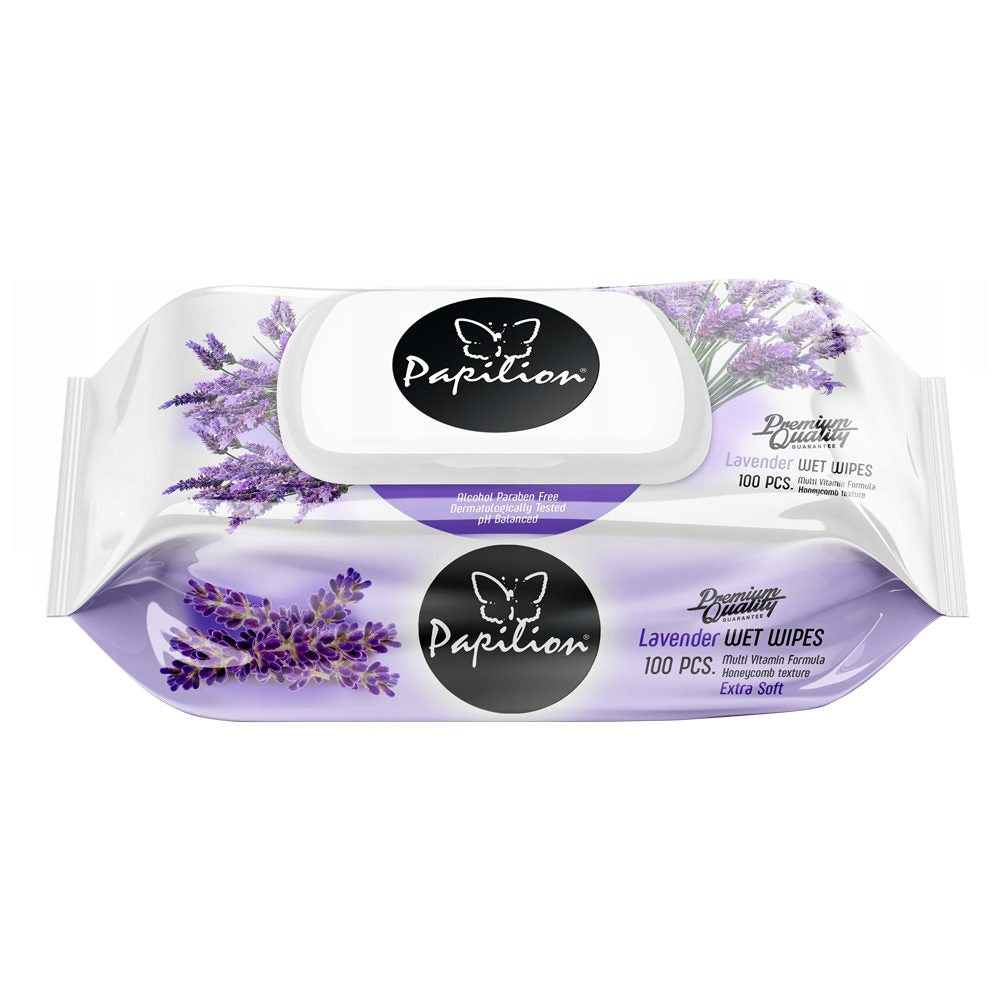 Servetele Umede, Papilion, 100 buc Lavanda Capac