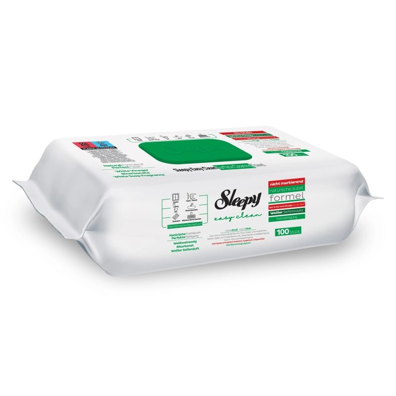 Servetele Umede, Sleepy Easy Clean, Multisuprafete 100 buc Extra Cleaning
