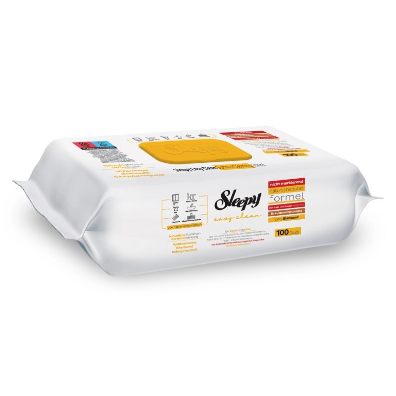 Servetele Umede, Sleepy Easy Clean, Multisuprafete 100 buc Extra Shine