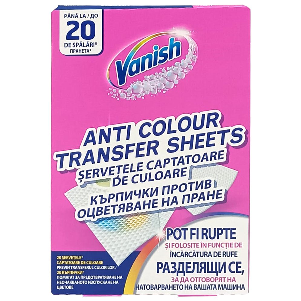 Servetele, Vanish, Captatoare Culoare 20 spalari