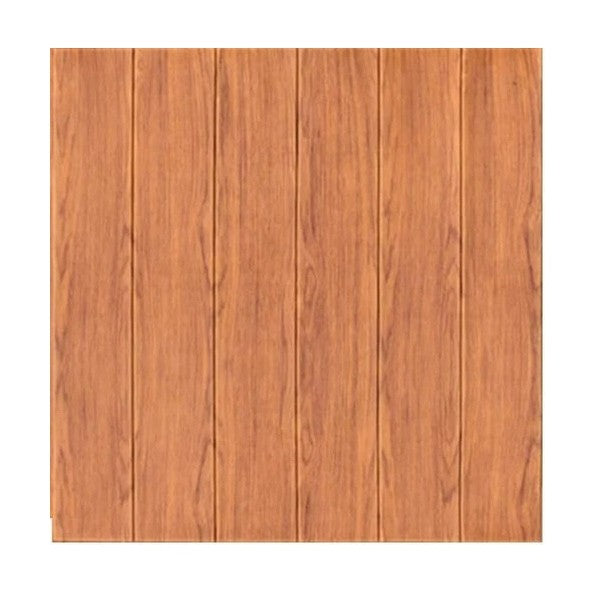 Set 10 Placi Tapet 3D, 70 x 70 cm, Grosime 3 mm, din Rasina, Tip Placi de Lemn, Suprafata Acoperita 4.9 mp, Maro Roscat