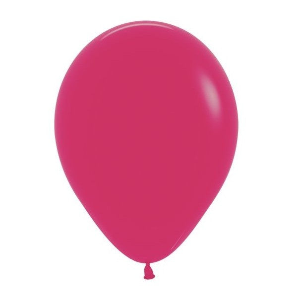 Set 12 Baloane, din Latex Standard, 30 cm, Roz Zmeura