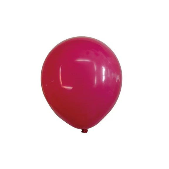 Set 12 Baloane, din Latex Standard, 30 cm, Roz Zmeura