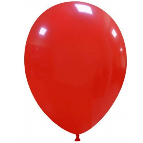 Set 12 Baloane, Flippy, din Latex Standard, 30 cm, Rosu
