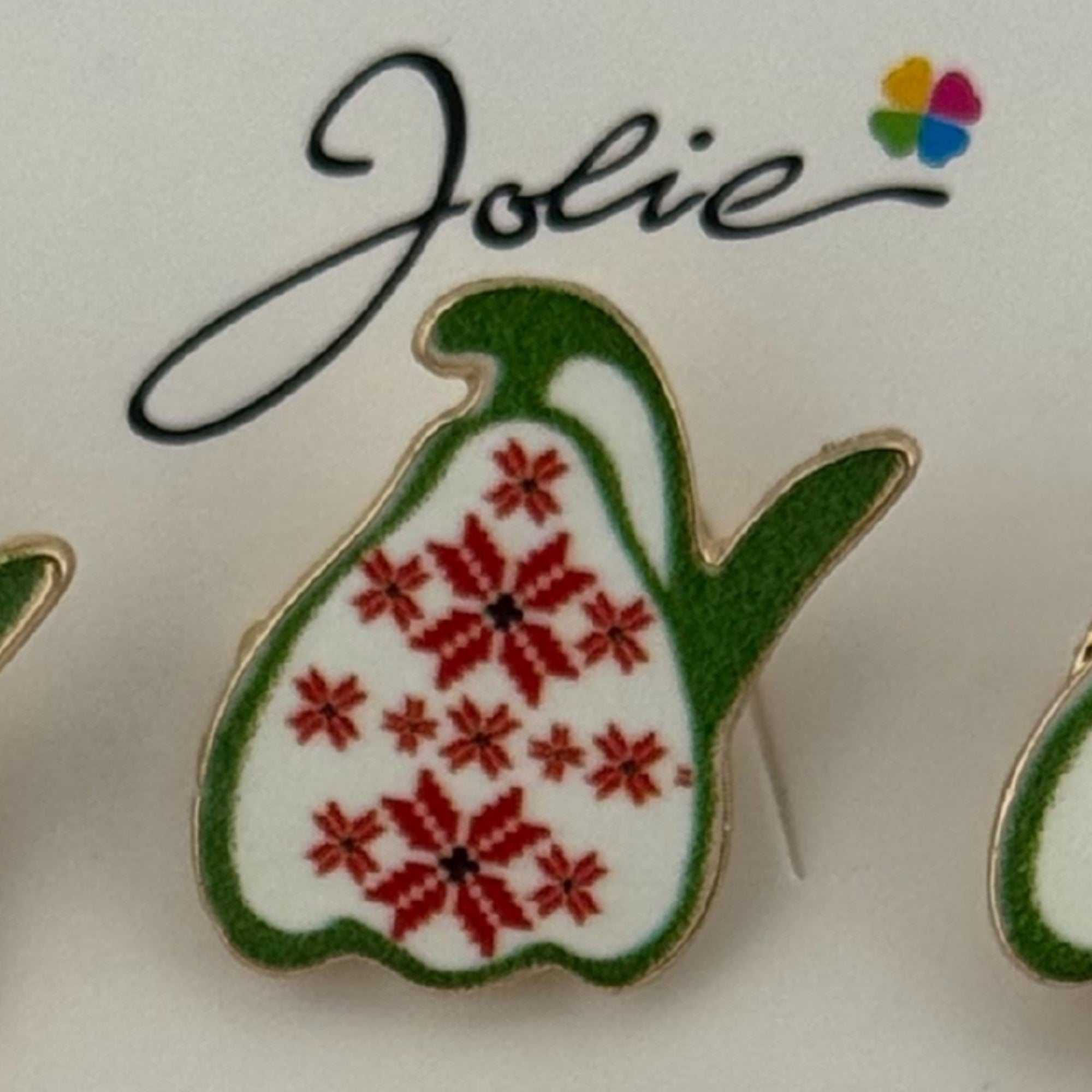 Set 12 Brose Martisor pentru Copii, Model Ghiocel cu Motiv Traditional, Multicolor
