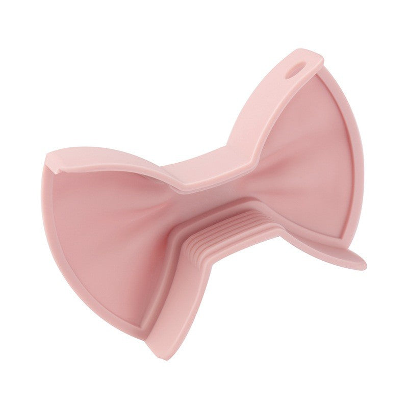Set 2 Manere de Protectie Termorezistente, Pentru Oale si Tigai, din Silicon, Rezistent la Temperaturi Inalte, Roz
