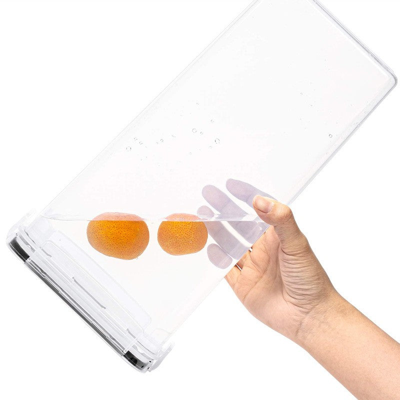 Set 4 Recipiente din Plastic, pentru Alimente/Obiecte, Inchidere Ermetica, 4 x 2.8l, Transparent