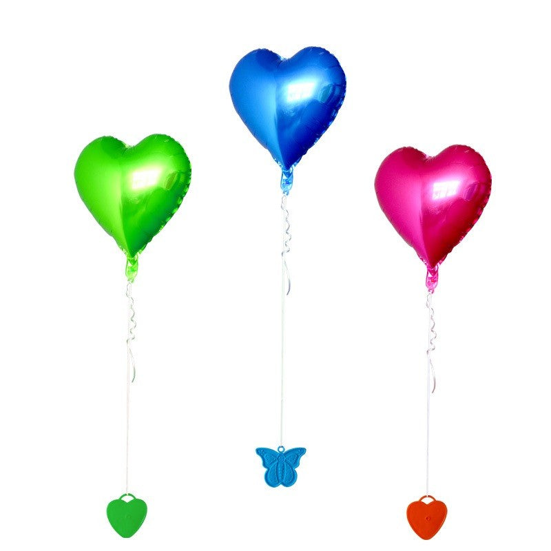 Set 4 Greutati pentru Baloanele cu Heliu, 30 grame, Plastic, Forma Fluture, Multicolor