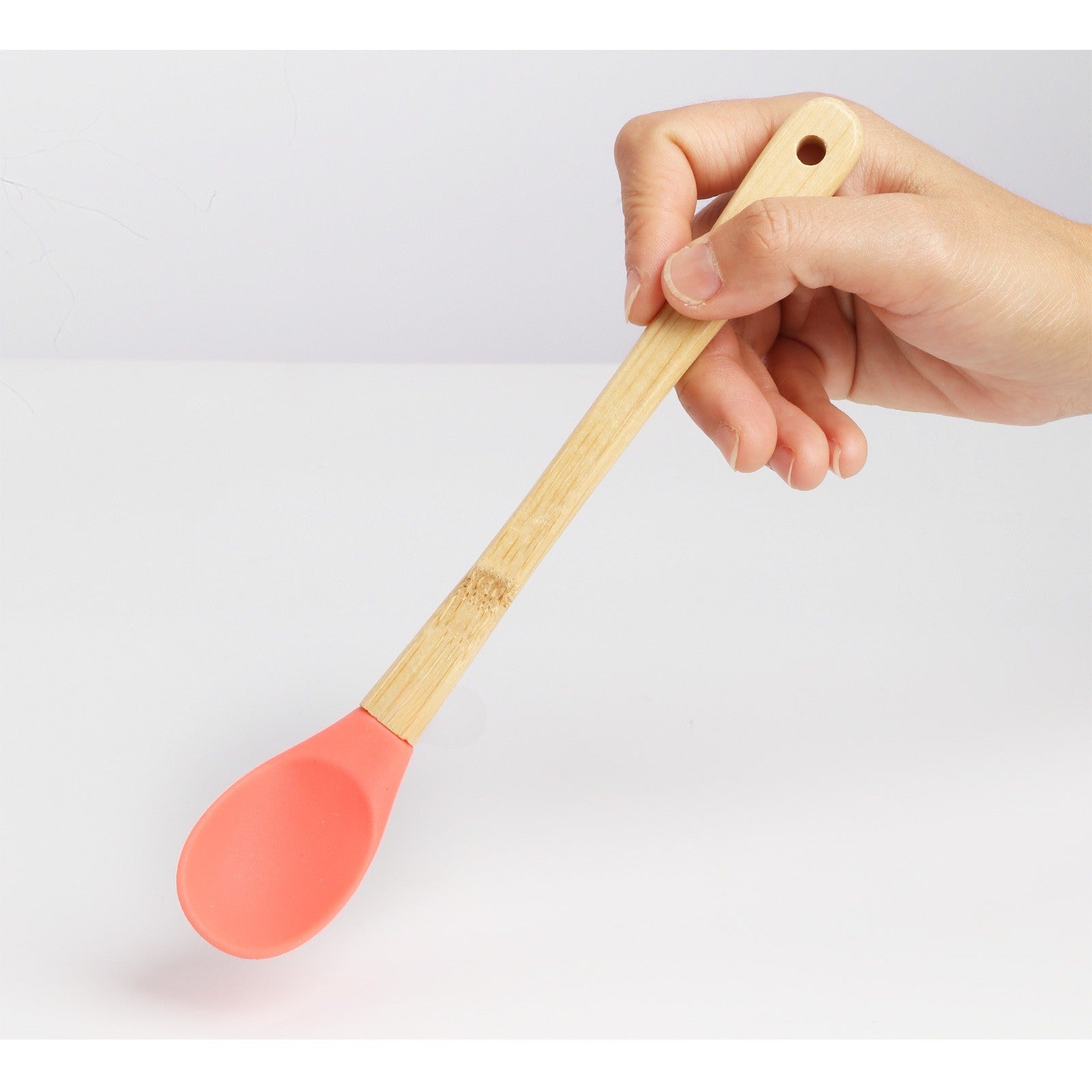 Set 5 Mini Spatule de Silicon pensula, Stejar, Multicolor