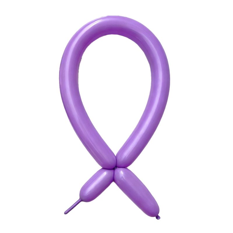 Baloane de Modelaj, Set 50 bucati, Model Standard, din Latex, 30 x 1.5 cm, 1.8 g per unitate, pana la 150 cm, Mov