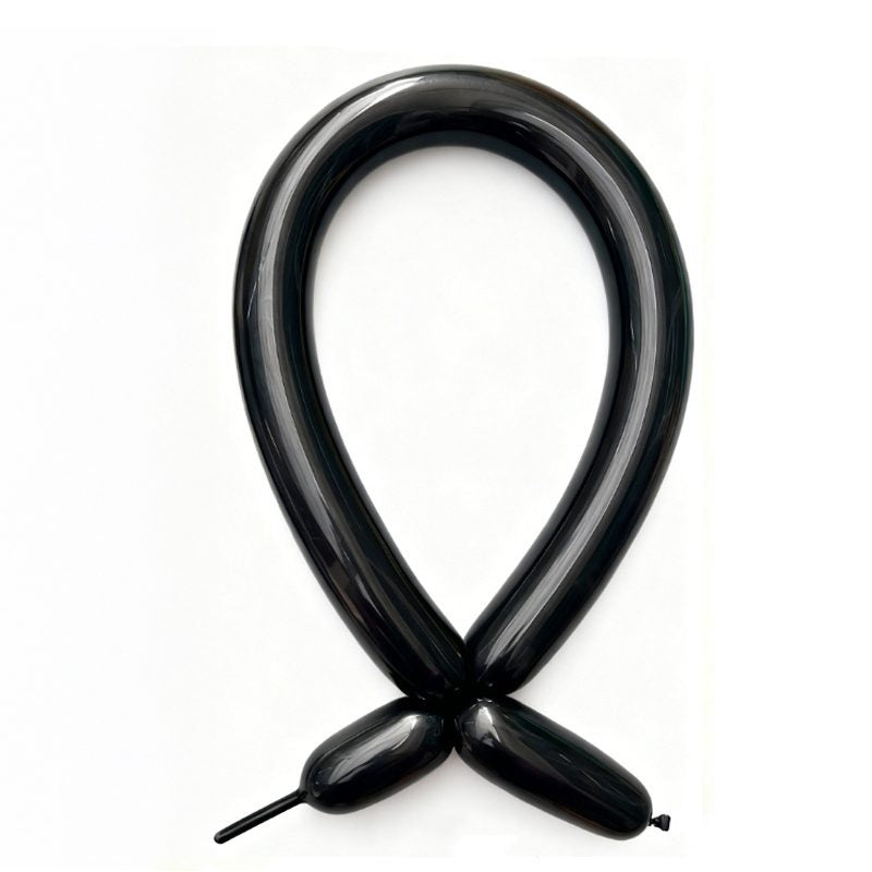 Baloane de Modelaj, Set 50 bucati, Model Standard, din Latex, 30 x 1.5 cm, 1.8 g per unitate, pana la 150 cm, Negru