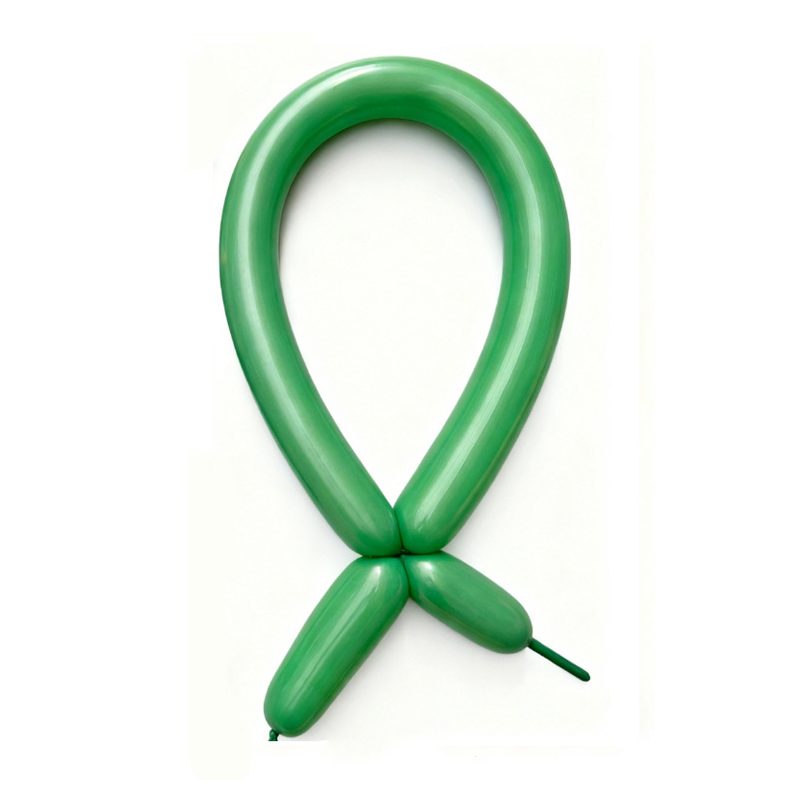 Baloane de Modelaj, Set 50 bucati, Model Standard, din Latex, 30 x 1.5 cm, 1.8 g per unitate, pana la 150 cm, Verde